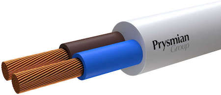 Prysmian Провод ПВС 2х0.75 Б (бухта) (м) РЭК-PRYSMIAN 0156 02 03