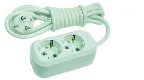Удлинитель 2х3м с заземл. 16А IP20 Makel MGP113