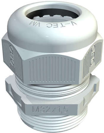 OBO Bettermann Ввод кабельный Dкаб. 3.5-7 (Dмонтаж. отв. 12) IP68 свет. сер. V-TEC VM12 LGR OBO 2022862
