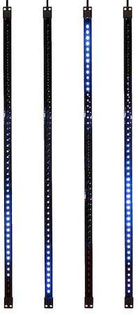 Neon-Night Электроукрашение "Тающая сосулька" 2х48LED 0.8м 1Вт син. двусторонняя 9.5В черн. корпус IP65 NEON-NIGHT 256-126