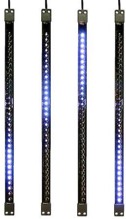 Neon-Night Электроукрашение "Тающая сосулька" 2х32LED 0.5м 1.5Вт син. двусторонняя 9.5В черн.корпус IP65 NEON-NIGHT 256-124