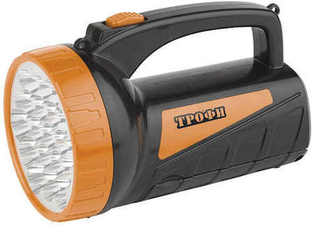 Фонарь TSP19 аккум. 4В 2А.ч 19+18хLED ЗУ 220В карт. упак. Трофи C0045552/Б0008436