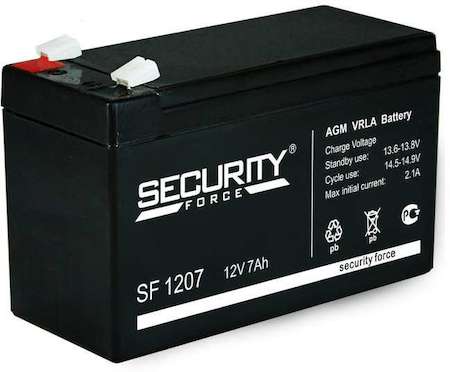 Аккумулятор 12В 7А.ч Security Force SF 1207