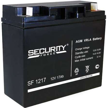 Аккумулятор 12В 17А.ч Security Force SF 1217