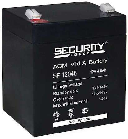 Аккумулятор 12В 4.5А.ч Security Force SF 12045