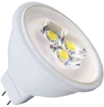 Новый свет Лампа светодиодная HLB 03-01-W-02 3Вт 3000К тепл. бел. GU5.3 220В Новый Свет 500002
