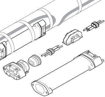 Муфта компактная для сращивания греющих кабелей Raychem S-150