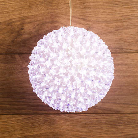 Neon-Night Шар светодиод. d20см 200LED 13Вт 220В IP20 бел. NEON-NIGHT 501-606