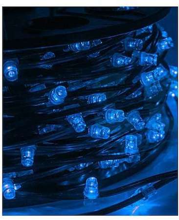 Neon-Night Гирлянда "КЛИП ЛАЙТ" 660LED черн. провод 80Вт 12В IP54 син. (уп.100м) NEON-NIGHT 325-123