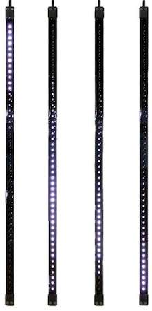Neon-Night Электроукрашение "Тающая сосулька" 2х48LED 0.8м 1Вт бел. двусторонняя 9.5В черн. корпус IP65 NEON-NIGHT 256-127