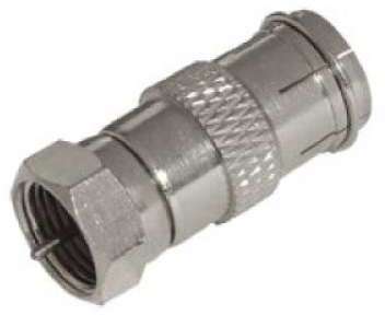 REXANT Переход штекер F-гнездо TV (03-079) (уп. 100шт.) Rexant 05-4362