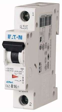 Выключатель автоматический модульный 1п S 2А 15кА FAZ-S2/1 EATON 278607