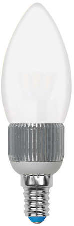 Лампа светодиодная диммир. LED-C37P-5W/NW/E14/FR/DIM ALC03SL Uniel 08748