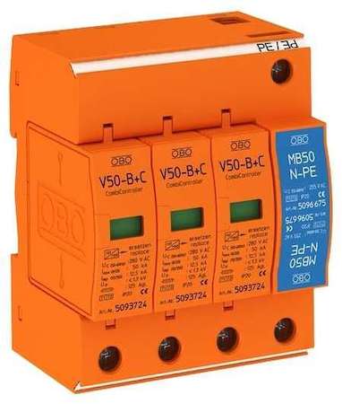 OBO Bettermann Молниеразрядник V50-B+C 3+NPE 3-полюсн. OBO 5093654