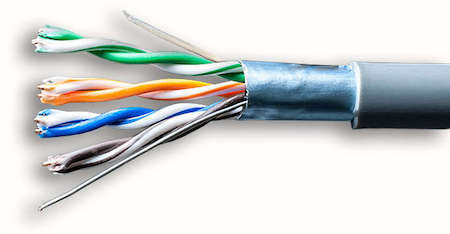 296039А Кабель FTP 4х2х24AWG кат.5е медь (м) SUPRLAN PREMIUM