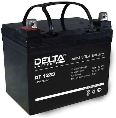 Аккумулятор 12В 33А.ч Delta DT 1233