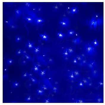 Neon-Night Гирлянда "Светодиодный дождь" с контроллером 1.5х1.5м 144LED син. прозр. провод 12Вт 230В IP20 NEON-NIGHT 235-033
