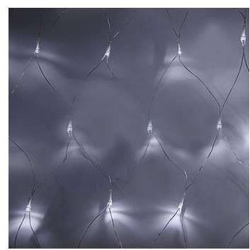 Neon-Night Гирлянда "Сеть" с контроллером 1.5х1.5м 150LED бел. прозр. провод 12Вт 230В IP20 NEON-NIGHT 215-125