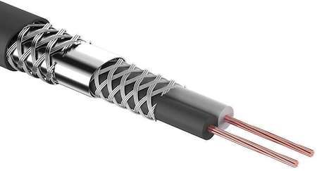 Кабель микрофонный 2 х 0.25 1 экран d6.8 100м Ч (м) PROCONNECT 01-6029-6