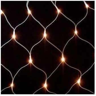 Гирлянда сеть 2.0х1.5м NTLD300-WW-E-F 10% мигающих LED WW уличная IP44 тепл. бел. SHLights 4690601034786