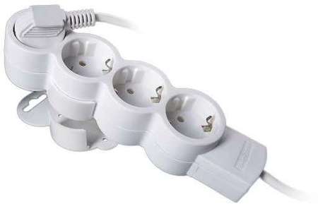 Удлинитель 4х3м с заземл. 10А IP20 ПВС 3х0.75 REV 32012 0