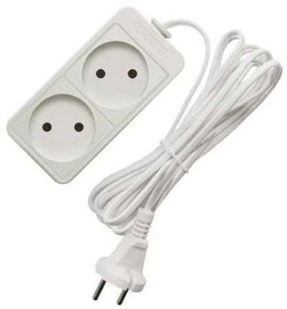 Удлинитель 2х3м без заземл. 10А IP20 2.2кВт Союз 481S-1203