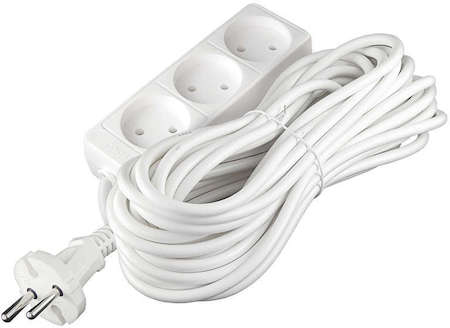 Удлинитель 3х10м без заземл. 10А IP20 2.2кВт Союз 481S-1310