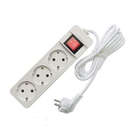 Удлинитель 3х3м с заземл. 16А IP20 3.5кВт с выкл. Союз 481S-8303