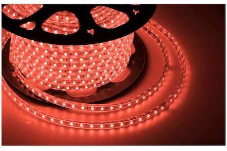 Neon-Night Лента светодиодная SMD3528 10х7мм 60LED/м 14.4Вт/м 220В IP67 красн. (уп.100м) NEON-NIGHT 142-601