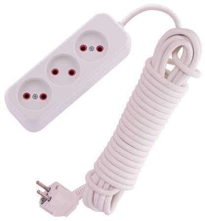 LEZARD Удлинитель 3х7м без заземл. 16А IP20 Lezard 720-0307-303