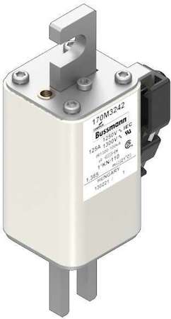Предохранитель быстрый 125А 1250В 1-KN/110 AR CU EATON 170M3242