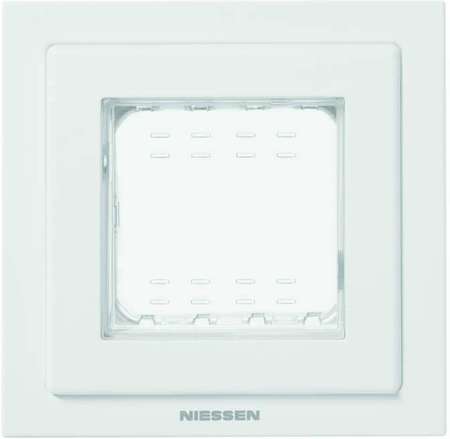 Рамка 1-м 2мод. Zenit монтажная + набор монтаж. IP55 FM бел. ABB 2CLA327100N1101