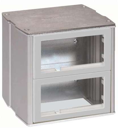 Мини-башня 2-сторонняя на 8-мод. К45 130х133х128 алюм. Simon Connect KT800-8