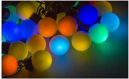 Neon-Night Гирлянда "LED ШАРИКИ" 10мх4.5см 40LED 5Вт 220В IP44 RGB NEON-NIGHT 303-579