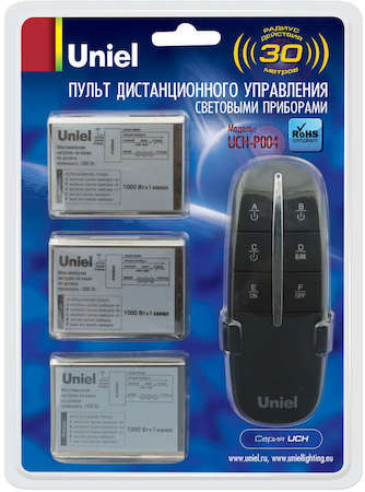 Пульт управления светом UCH-P004-G3-1000W-30M Uniel 07804