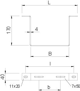 OBO Bettermann Скоба подвесная AHB-T1712 VA4547 OBO 6363997