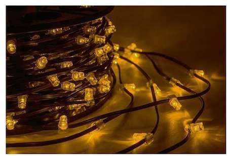 Neon-Night Гирлянда "КЛИП ЛАЙТ" 660LED черн. провод 80Вт 12В IP54 желт. (уп.100м) NEON-NIGHT 325-121