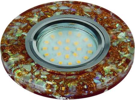 Светильник DLS-L103 GU5.3 CHROME/BROWN Fametto 10716