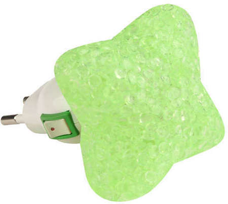 Светильник DTL-309-Звездочка/GREEN 1LED 0.1Вт Uniel 10335