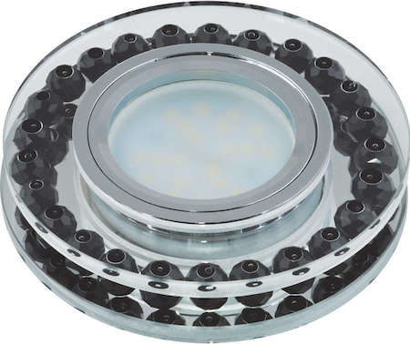 Светильник DLS-P102 "Peonia" CHROME/BLACK GU5.3 Fametto 09987