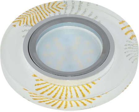 Светильник DLS-P200 "Peonia" GU5.3 CHROME/WHITE Fametto 09996