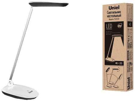 Светильник светодиодный TLD-531 White/LED/400лм/4500К/Dimmer бел. Uniel UL-00000805