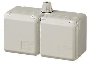 MENNEKES Комбинация розеток 2х16А 2п+Е 6ч 230В IP44 Cepex Mennekes 4219