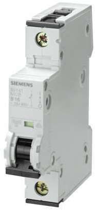 Выключатель автоматический модульный 1п B 6А 10кА Siemens 5SY41066
