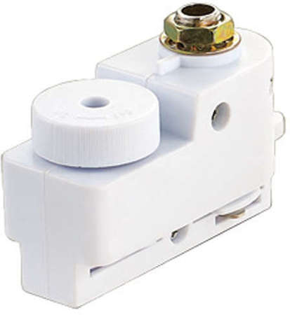 Адаптер для однофазного шинопровода UBX-Q121 K61 WHITE 1 POLYBAG осветительный Uniel 10574