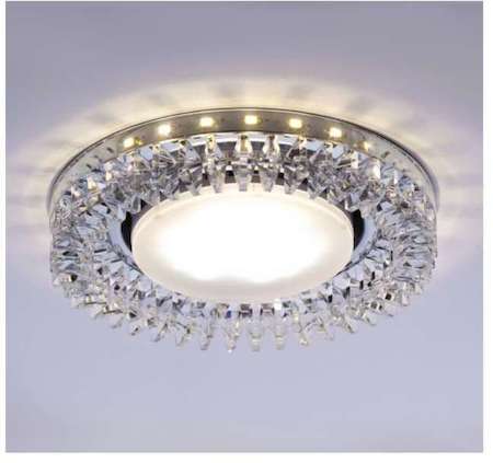 ITALMAC Светильник Bohemia LED 53 2 70 декор. огран. стекло со светодиод. подсветкой GX53 прозр. ИТАЛМАК IT8530