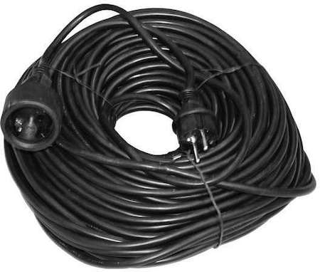 Удлинитель-шнур 1х25м с заземл. 16А IP20 SG 1х25х1.5-Zb черн. Volsten 9366