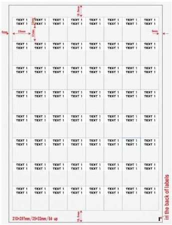 Фото Наклейки WMBL-25x33-A4L-WH