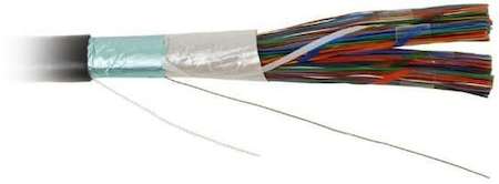 Кабель FUTP50-С3-S24-OUT-PE-BK витая пара F/UTP кат. 3 50 пар (24 AWG) ож (solid) экран-фольга внешн. UV PE (-40град.C - +60град.C) черн. Hyperline 19896