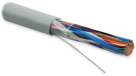 Кабель UUTP50-C3-S26-IN-PVC-GY витая пара U/UTP кат. 3; 50 пар (26 AWG) ож (SOLID) PVC (-20град.C - +60град.C) сер. Hyperline 36546